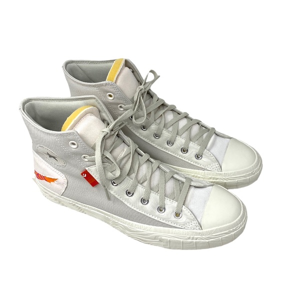 Converse Chuck Taylor All Star High Top Beige Women Size Canvas Sneakers A00794C - Picture 4 of 9